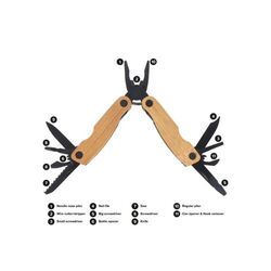 Multi-outils en bambou 12 fonctions