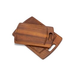 Orrefors Jernverk 2 paquets de planches à découper en bois Acacia