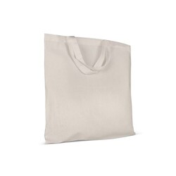 Sac bandoulière en coton OEKO-TEX® 140g/m² 38x42cm poignée courte