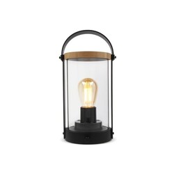 Lampe Edison en bambou