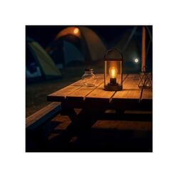 Lampe Edison en bambou