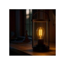 Lampe Edison en bambou