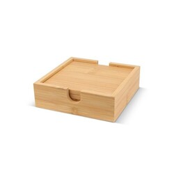 Set de sous-verres en bambou (4 pièces)