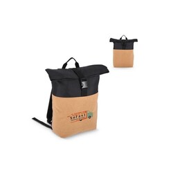 Sac à dos à roulettes en liège et R-PET 18L