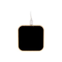 Chargeur sans fil bambou et verre 10W