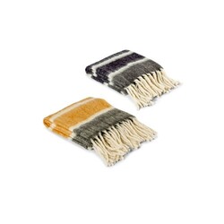 Kosta Linnewäfveri Plaid en Laine à Rayures