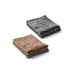 Kosta Linnewafveri Fleece Plaid Jaquard 130x170 cm