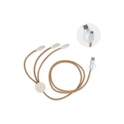 Cork 3 in 1 PD charging & data cable