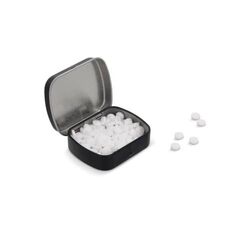 Mini-boîte de menthe en fer-blanc