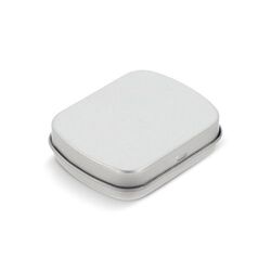 Mini-boîte de menthe en fer-blanc