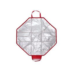 Sac isotherme plié et tapis de pique-nique