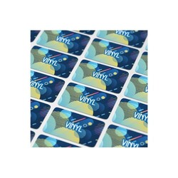 Vinyl Sticker Rectangle 60x25mm