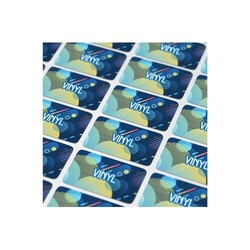 Vinyl Sticker Rectangle 50x20mm