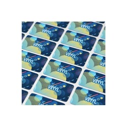 Vinyl Sticker Rectangle 40x20mm