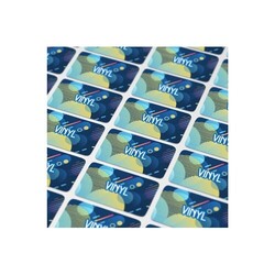 Vinyl Sticker Rectangle 30x15mm