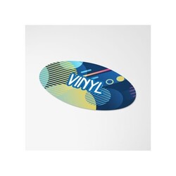 Vinyl Sticker Ovale 50x25mm