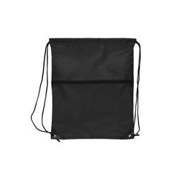 Sac à cordon 210T R-PET avec fermeture éclair