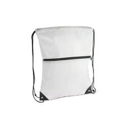 Sac à cordon 210T R-PET avec fermeture éclair