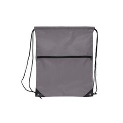 Sac à cordon 210T R-PET avec fermeture éclair