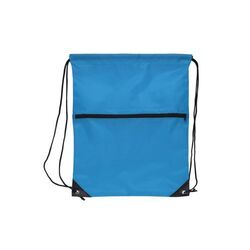 Sac à cordon 210T R-PET avec fermeture éclair