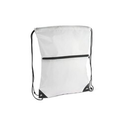 Sac à cordon 210T R-PET avec fermeture éclair