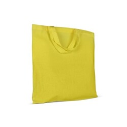Sac shopping OEKO-TEX® couleur court 140g/m² 38x42 cm