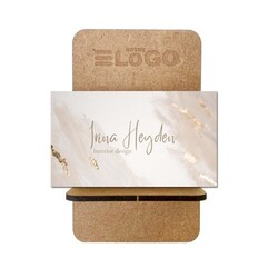Support Carte de visite en Bois - France