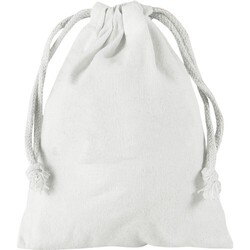 Pochon coton FIDJI XS 155 Blanc