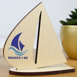 Trophée en bois BATEAU 10cm - France Bois