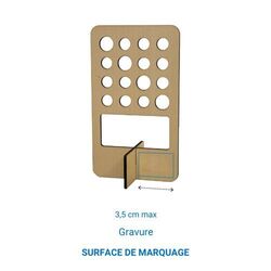 Support en bois 16 stylos - France