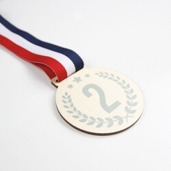 Médaille en bois - France - 70 mm