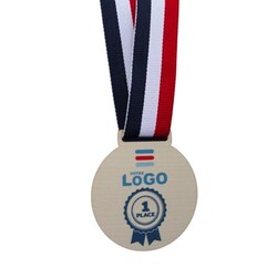 Médaille made in France ronde - 50 mm