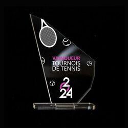 Trophée en plexiglas PICS - France 3 mm