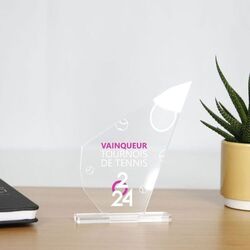 Trophée en plexiglas PICS - France