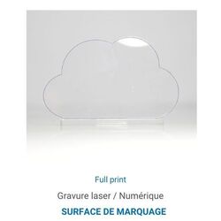 Trophée en plexiglas NUAGE - France