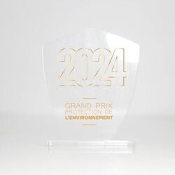 Trophée en plexiglas BLASON - France