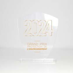 Trophée en plexiglas BLASON - France 5 mm