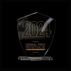 Trophée en plexiglas BLASON - France 3 mm