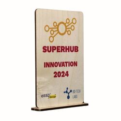 Trophée en bois RECTANGLE - France