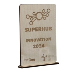 Trophée en bois RECTANGLE - France 3 mm