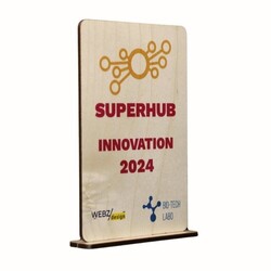 Trophée en bois RECTANGLE - France 3 mm