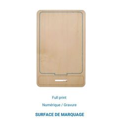 Trophée en bois RECTANGLE - France