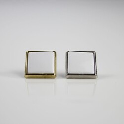 Pin's carré 18 mm - Or