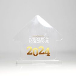 Trophée en plexiglas MAISON - France