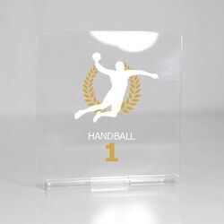 Trophée en plexiglas CARRE - France 3 mm