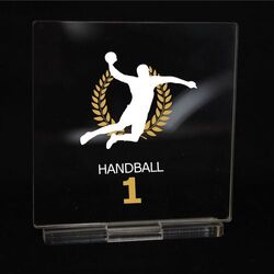 Trophée en plexiglas CARRE - France 3 mm