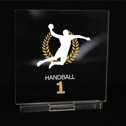 Trophée en plexiglas CARRE - France 5 mm