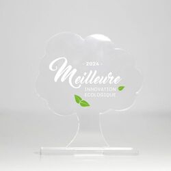 Trophée en plexiglas ARBRE - France 3 mm