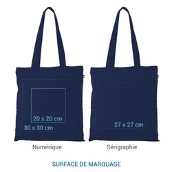 Sac coton ALFRED 250 BIO - Couleur Vert sapin