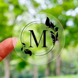 Sticker transparent 25 à 30cm2